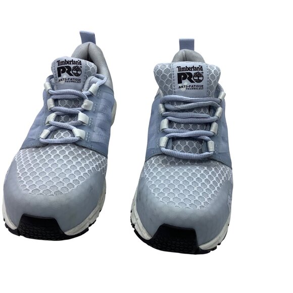 Timberland PRO Women Sz 8 A41KY Athletic Work Shoes Anti-Fatigue Grey Mesh Rubbe - Picture 2 of 6